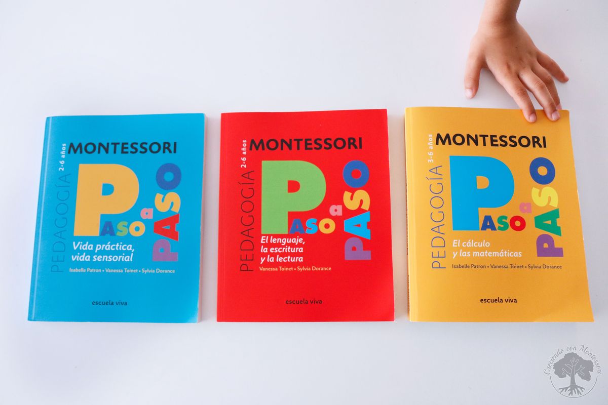 Libros Pedagógicos Montessori Paso a Paso de Escuela Viva – Creciendo Con  Montessori