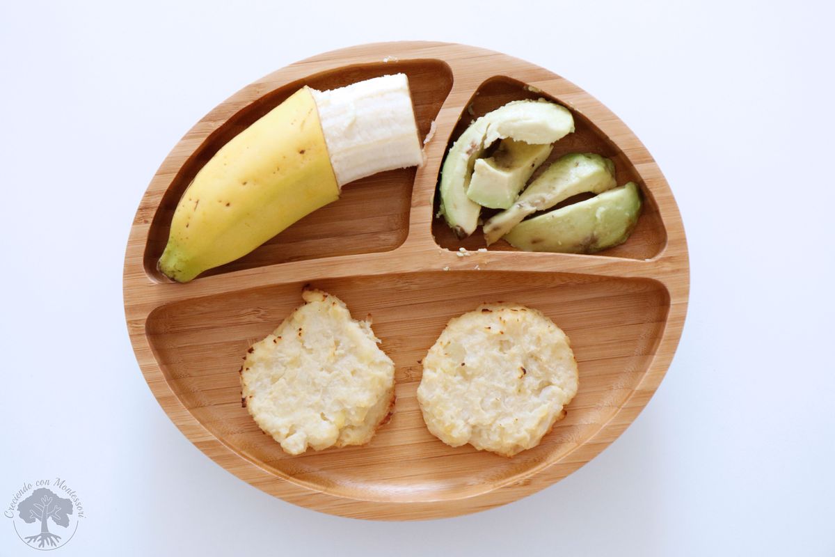 Bebé led destete blw primera comida para bebés plato de silicona con  vegetales mixtos nutrición saludable para niños