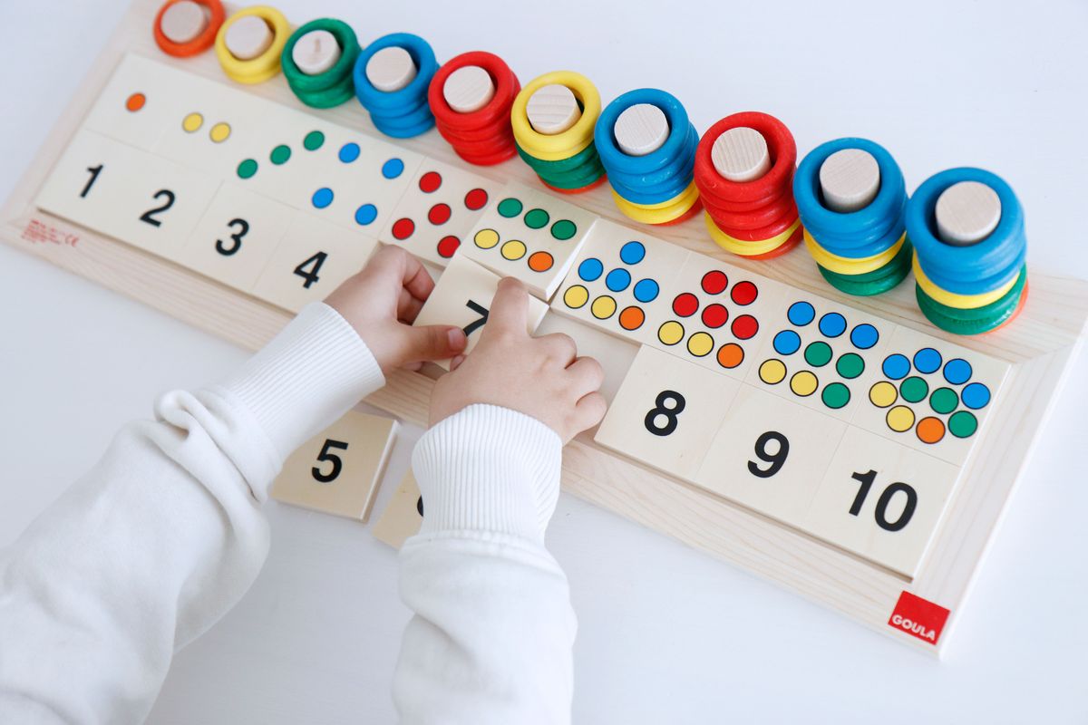 Didáctico Jugar Aprender Números Y A Contar Montessori 