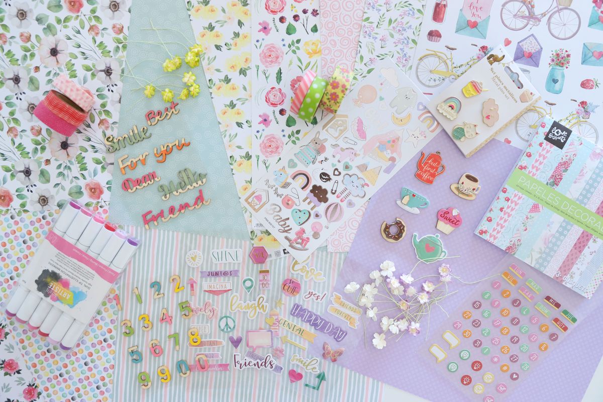 Scrapbooking : Elegir el material