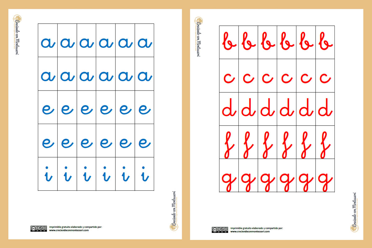 Lettering para niños – Creciendo Con Montessori