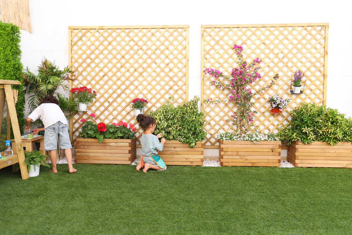 aumento Fanático dilema Ideas para transformar una terraza/patio en un «jardín» – Creciendo Con  Montessori