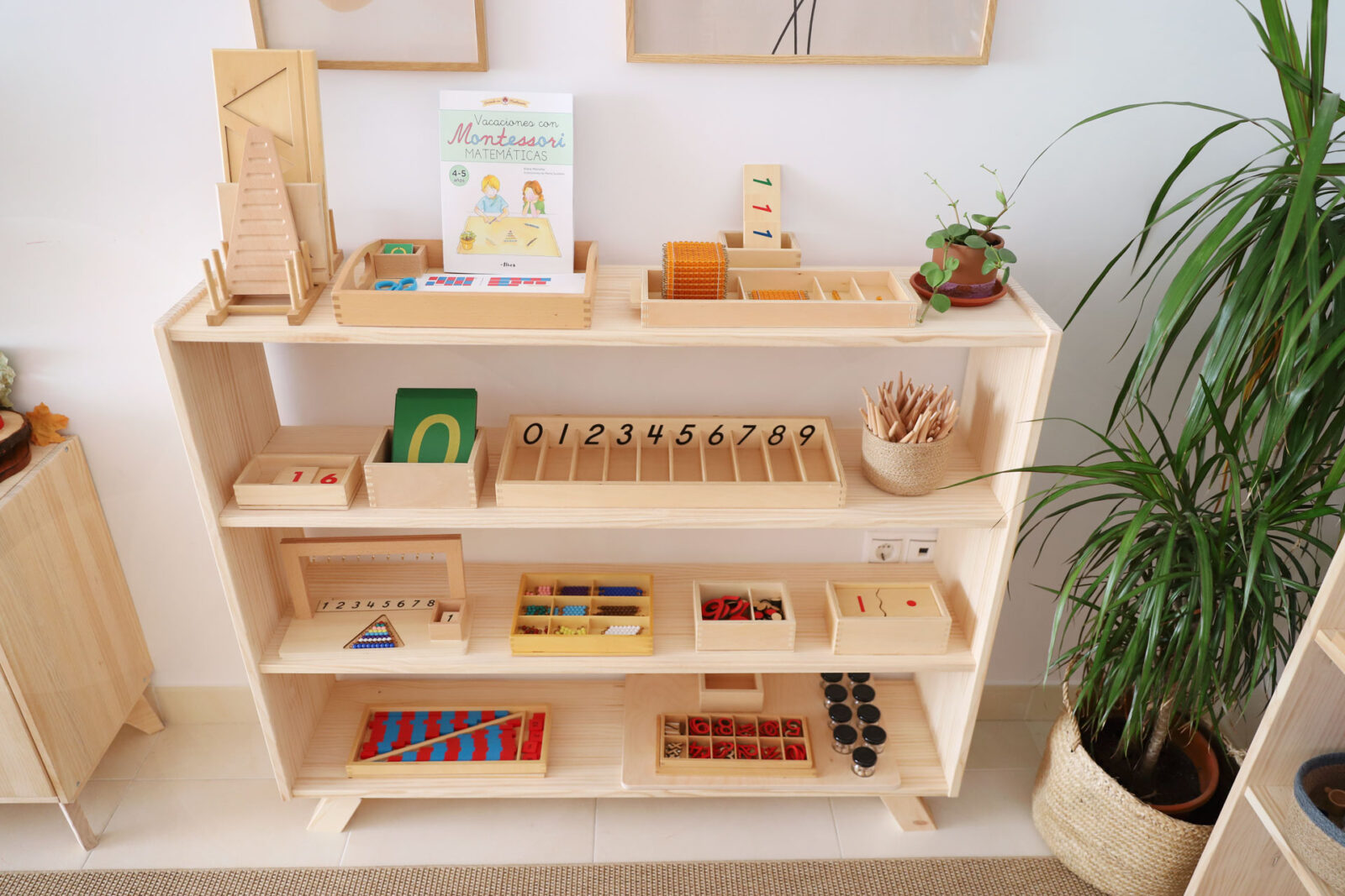 Estantería Montessori 3 balda en madera